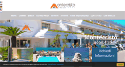 Desktop Screenshot of hotelmontecristo.it